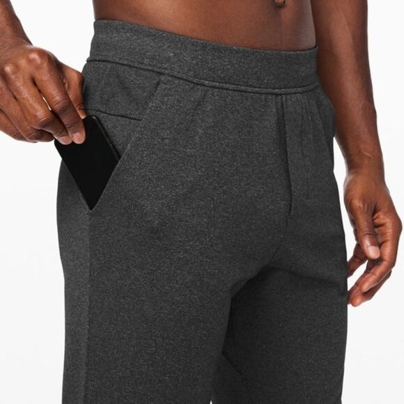Lululemon Discipline Pants SIZE M Heathered Gray Sweatpants Zip Pockets M5572S - Picture 2 of 15